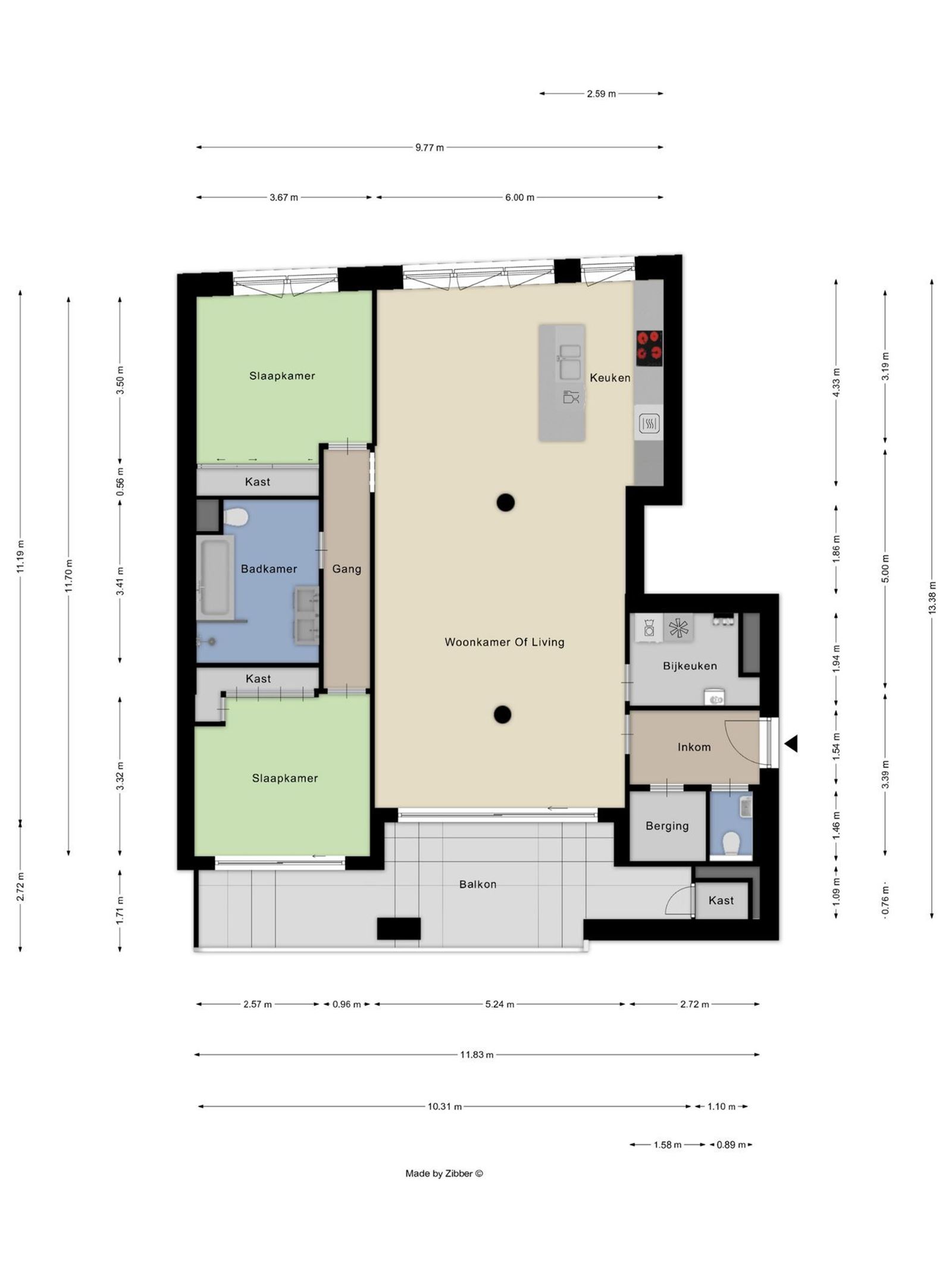 FOTO’S 3 : Appartement te 1500 HALLE (België) - Prijs &euro;&nbsp;499.000