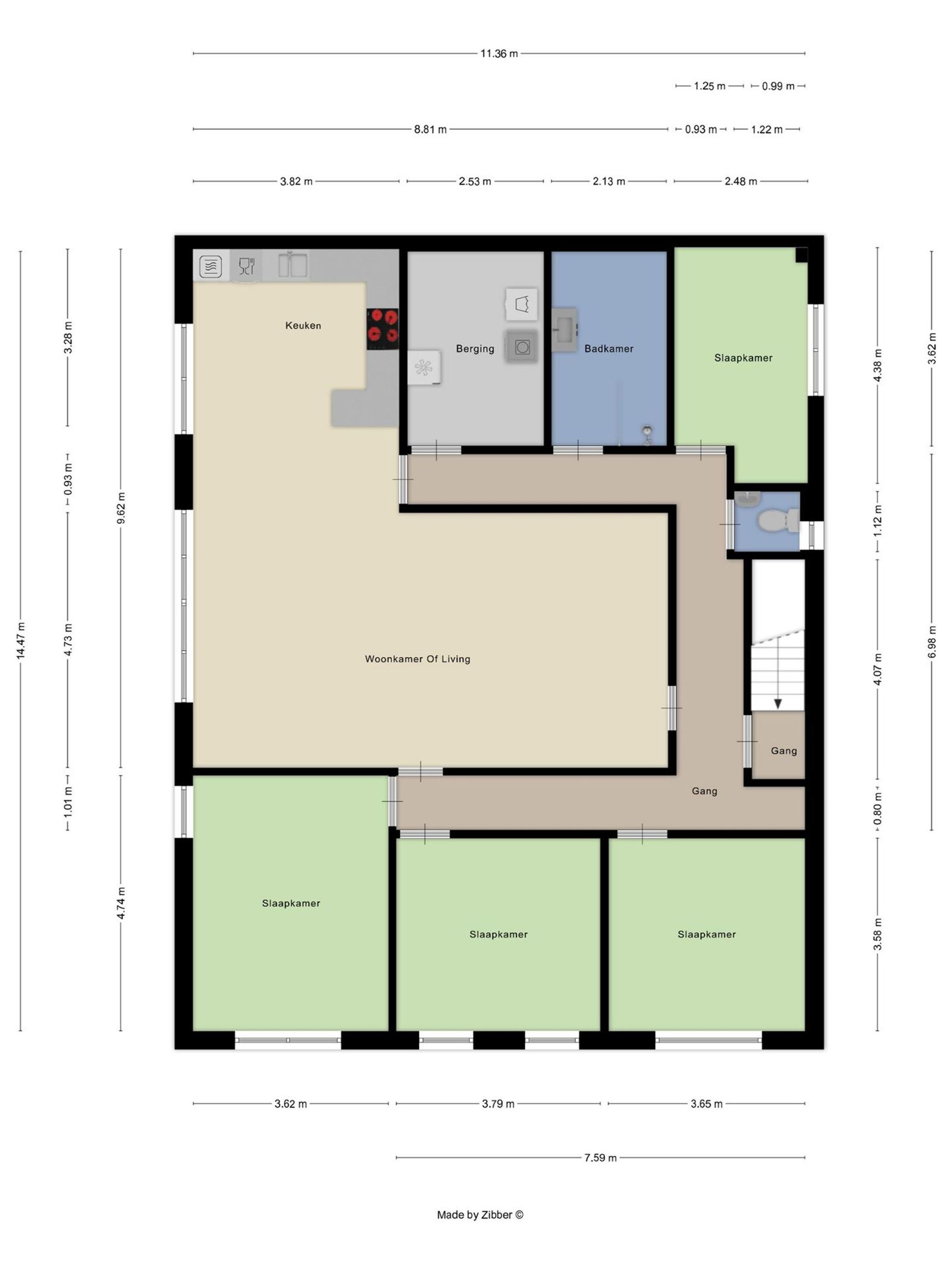 FOTO’S 3 : Appartement te 1755 PAJOTTEGEM (België) - Prijs &euro;&nbsp;299.000
