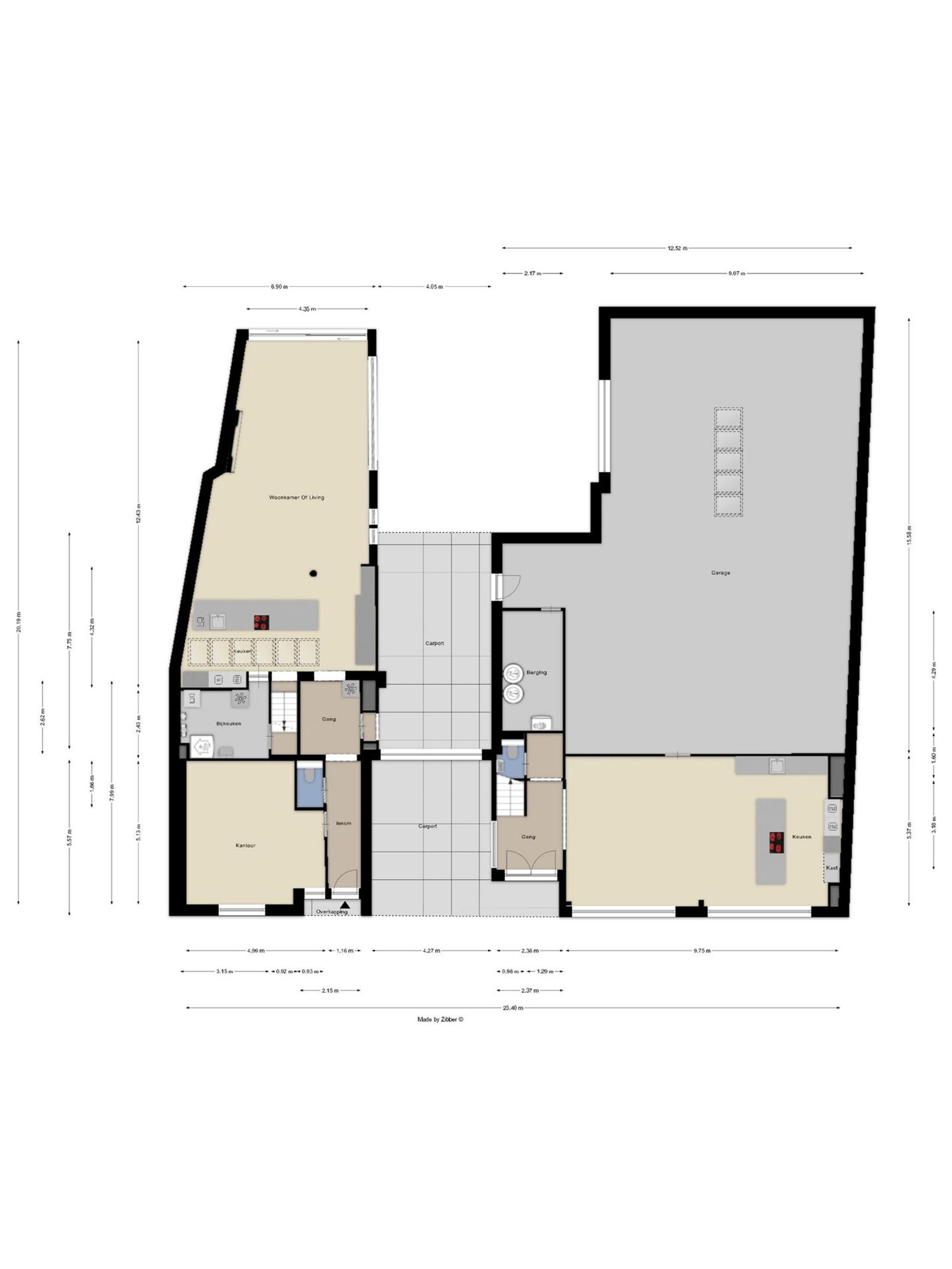 FOTO’S 3 : Kantoor met woning te 1500 HALLE (België) - Prijs &euro;&nbsp;985.000