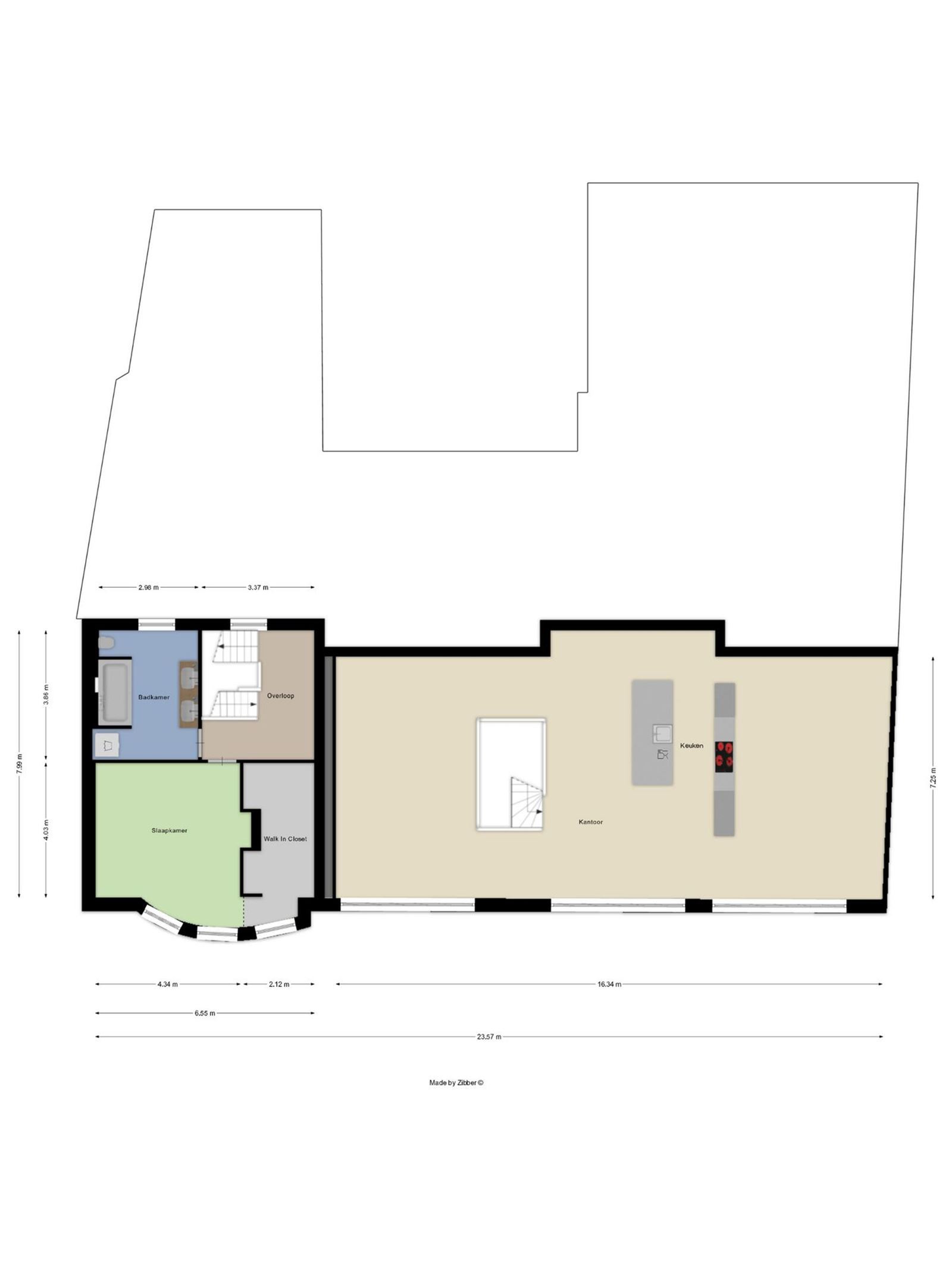 FOTO’S 19 : Kantoor met woning te 1500 HALLE (België) - Prijs &euro;&nbsp;985.000