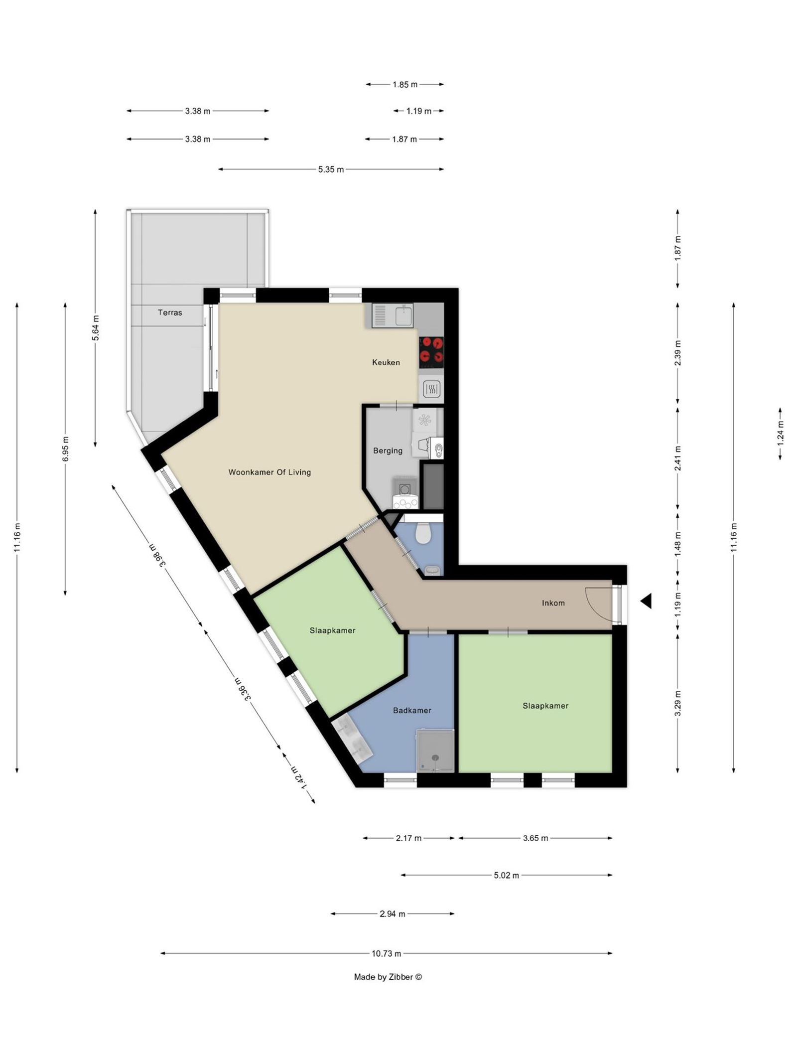 FOTO’S 5 : Appartement te 9400 DENDERWINDEKE (België) - Prijs &euro;&nbsp;319.000