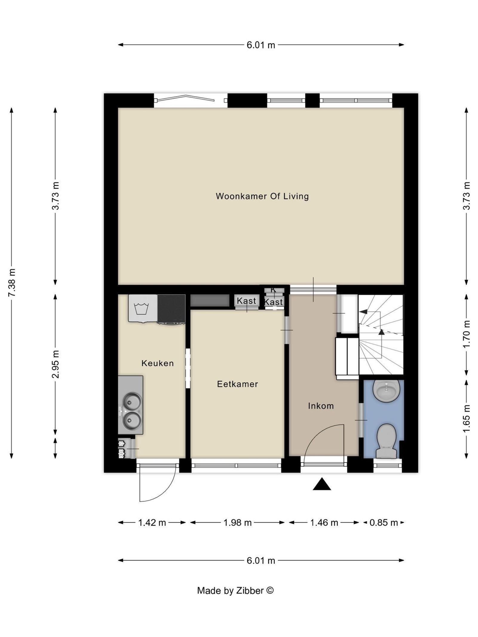 FOTO’S 6 : Woning te 1650 BEERSEL (België) - Prijs &euro;&nbsp;265.000