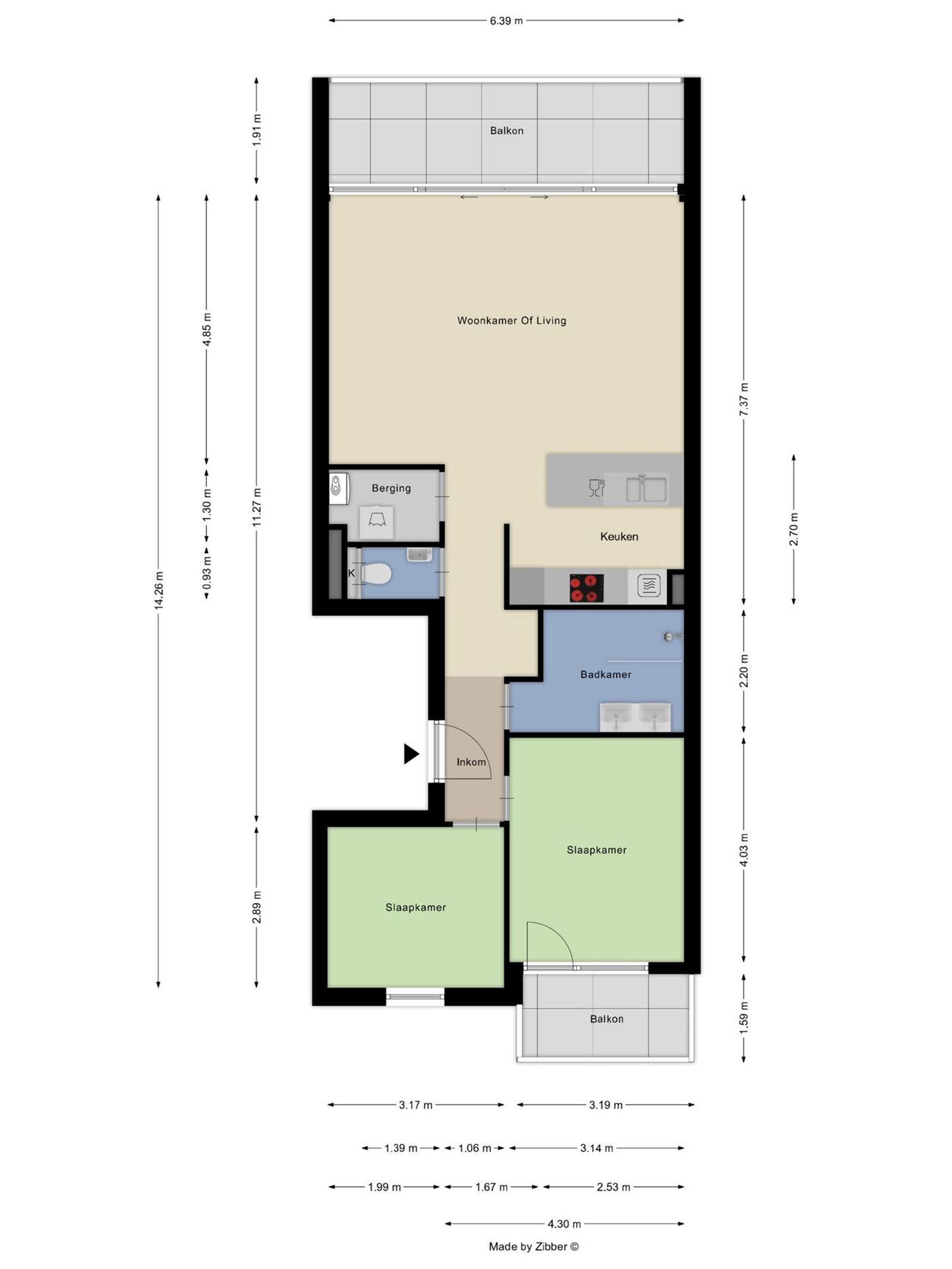 FOTO’S 17 : Appartement te 1500 HALLE (België) - Prijs &euro;&nbsp;369.000