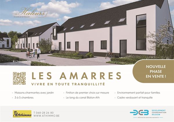 Maison neuve, 3chambres, terrasse, jardin - prix hors frais hors tva