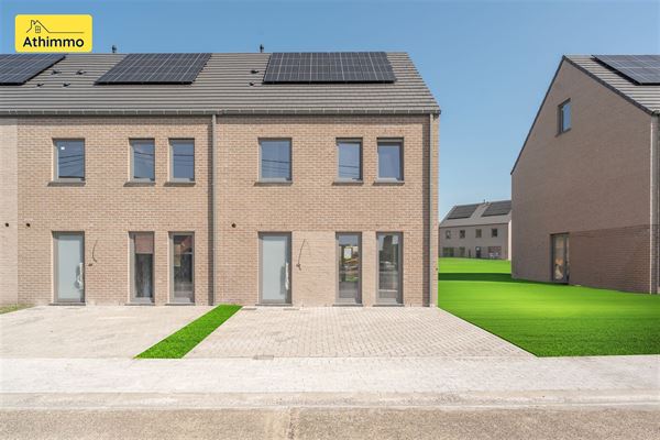 Belle maison neuve 3ch, basse énergie, panneaux PV, équipement de qualité, terrasse et jardin - Prix hors frais hors TVA