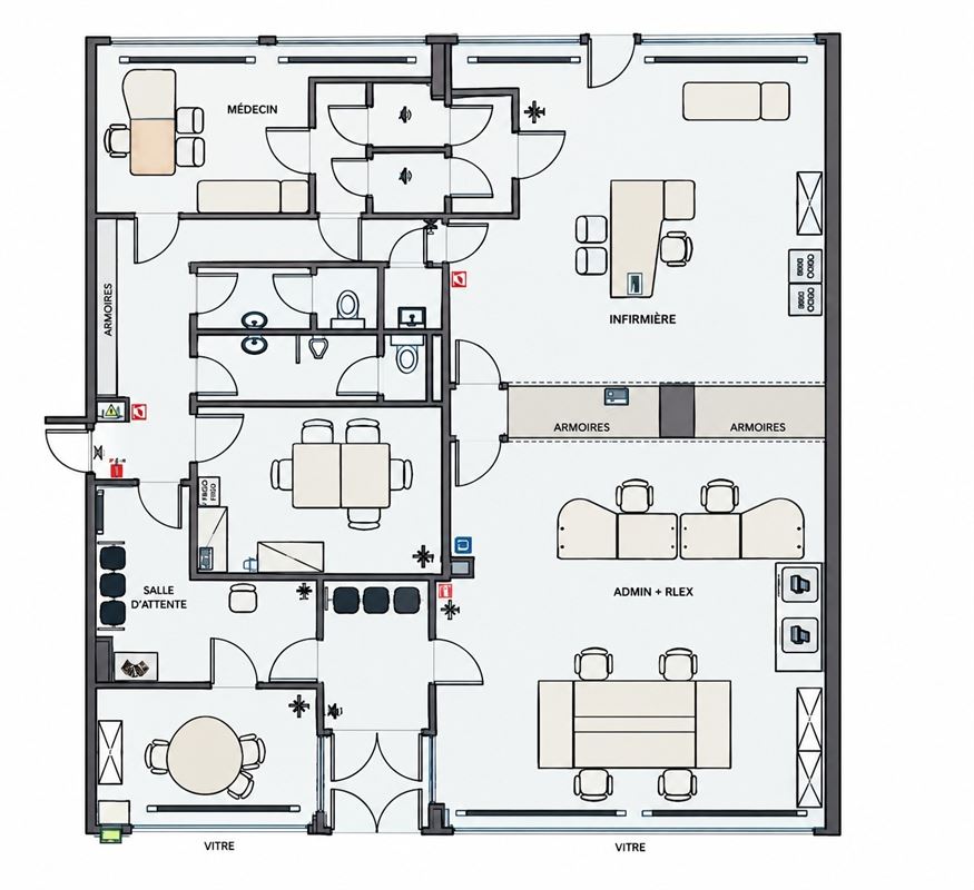Image 23 : Bureaux à 7000 MONS (Belgique) - Prix 425.000 &euro;