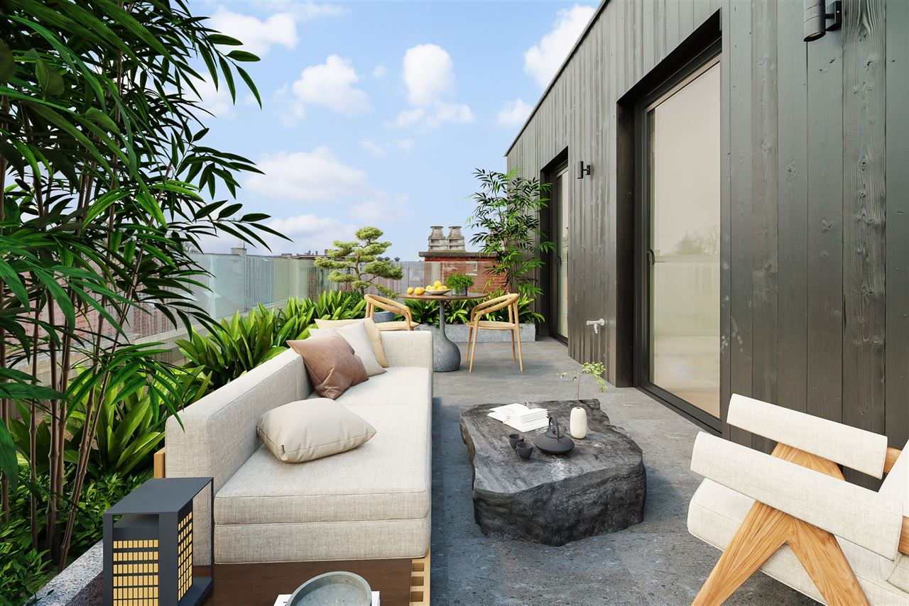 Luxueus energiezuinig penthouse met dakterras in centrum