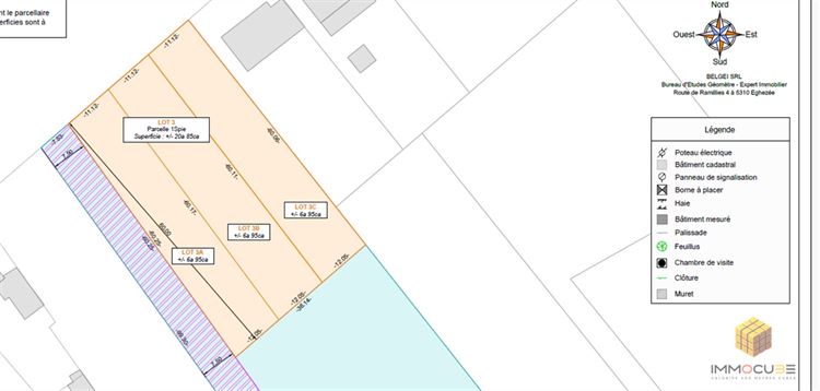 Image 4 : Terrain à bâtir à 4360 OREYE (Belgique) - Prix 245.000 €