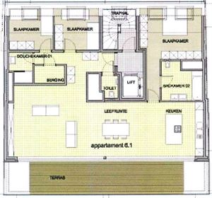 Foto 20 : Dak appartement te 2000 ANTWERPEN (België) - Prijs € 795.000