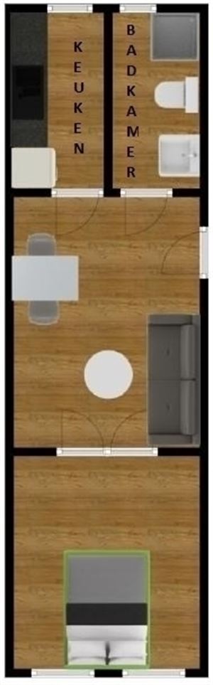 Foto 7 : Studio(s) te 2060 Antwerpen (België) - Prijs € 615