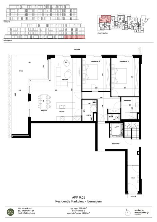 Nieuwbouwappartement te koop in Eernegem