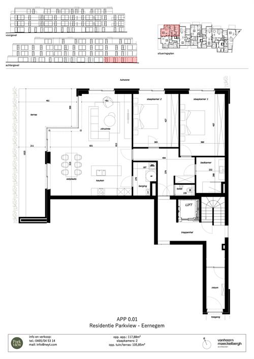 Nieuwbouwappartement in Eernegem