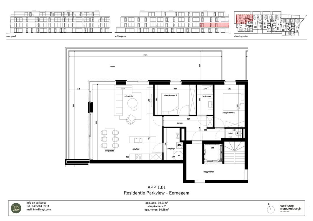 Nieuwbouwappartement te koop in Eernegem