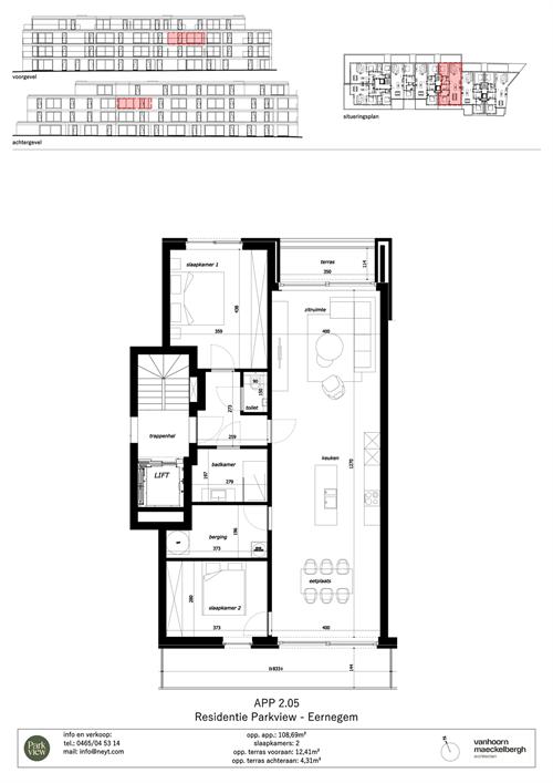 Nieuwbouwappartement in Eernegem