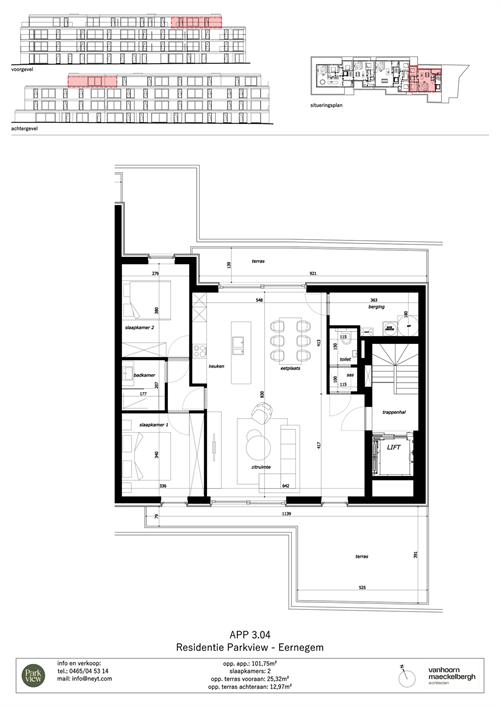 Nieuwbouwappartement in Eernegem
