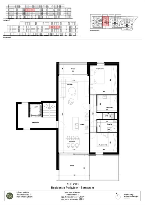 Nieuwbouwappartement in Eernegem