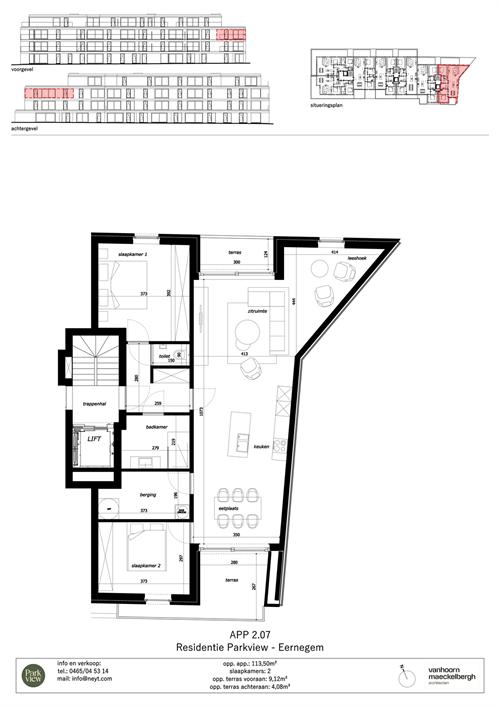 Nieuwbouwappartement in Eernegem