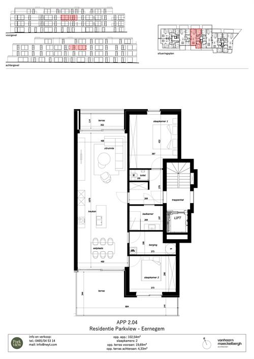 Nieuwbouwappartement in Eernegem