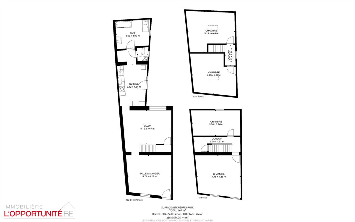 Magnifique maison 3 facades rénovée, 4 chambres, garage, grand jardin.