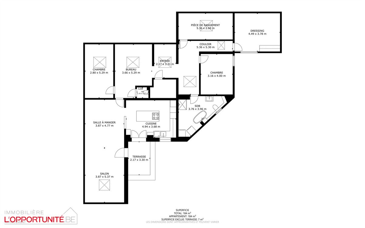 Magnifique immeuble récent composé de 5 appartements.