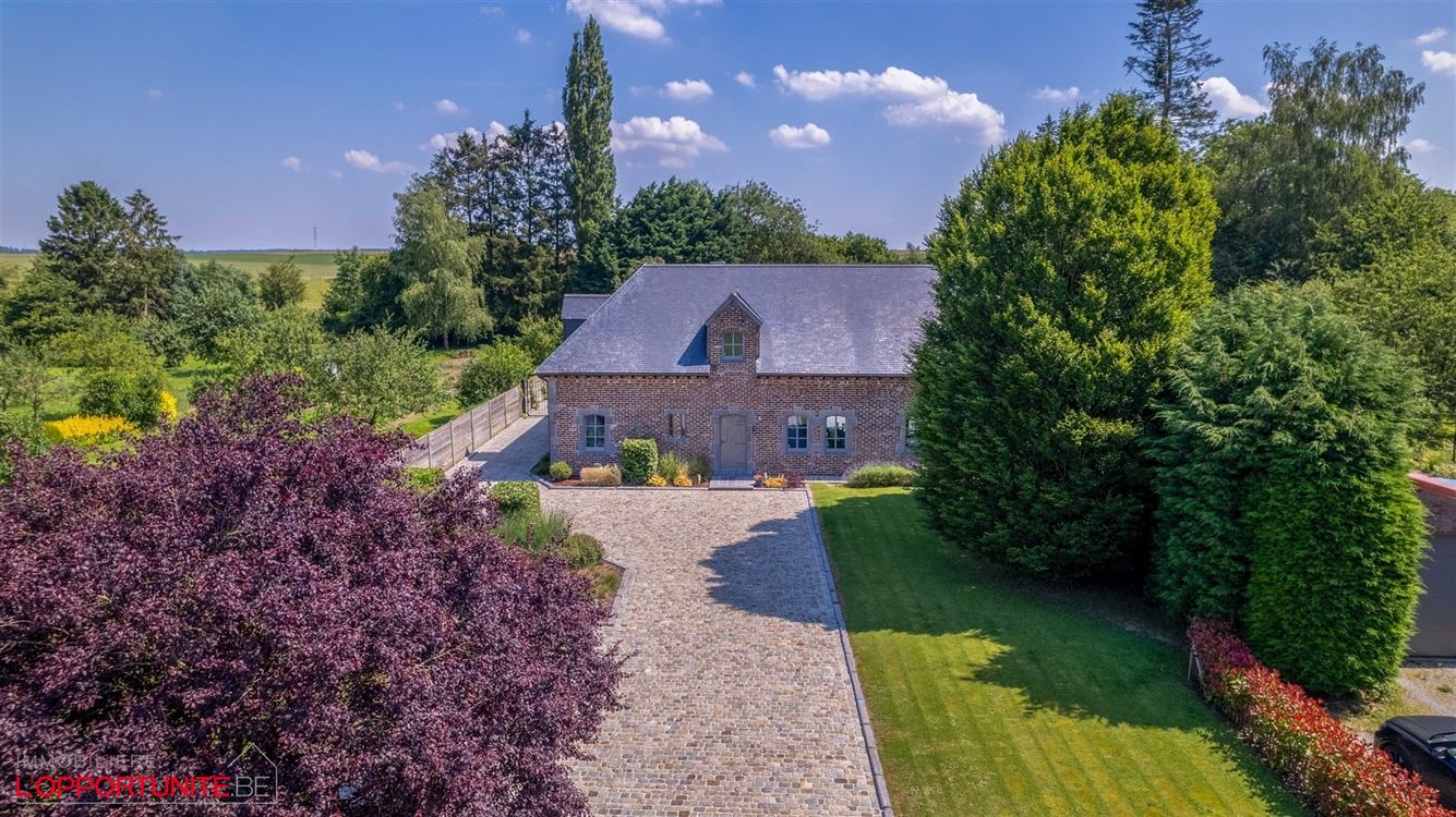 Propriété exceptionnelle (1999) sur 19 ares de terrain, 5 chambres, espace pro avec entrée séparée et jacuzzi.