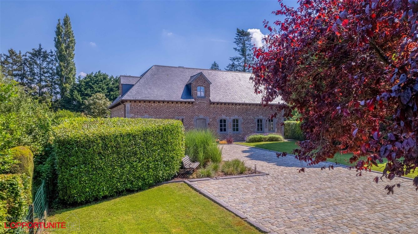 Propriété exceptionnelle (1999) sur 19 ares de terrain, 5 chambres, espace pro avec entrée séparée et jacuzzi.