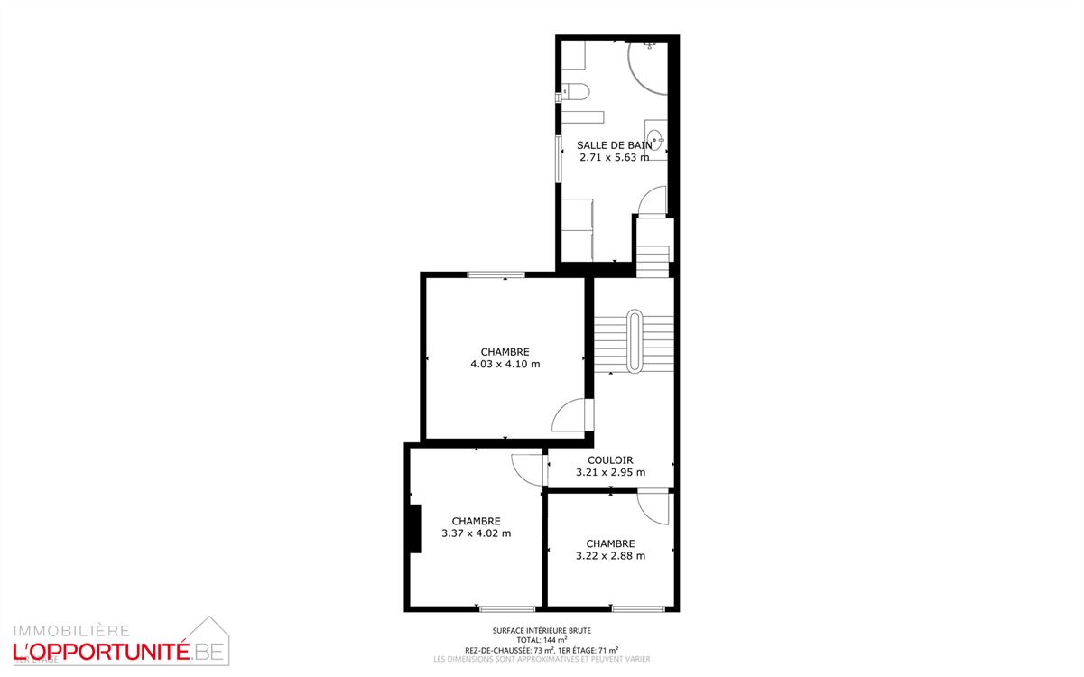 Magnifique maison de maitre, 3 chambres, grand grenier, cour et possiblite de louer un garage.