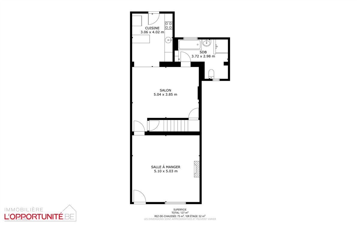 Splendide maison 3 chambres, 3 façades, passage latéral privatif, grenier, belle terrasse et magnifique jardin SUD.