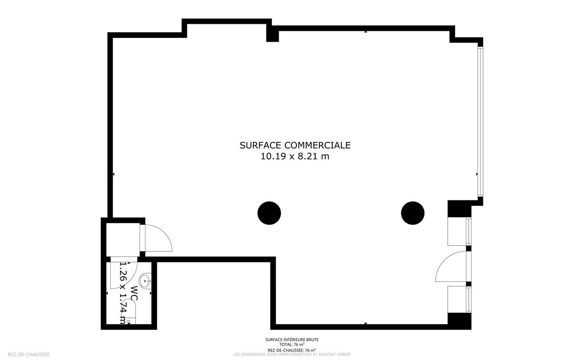 rez-de-chaussée commercial
