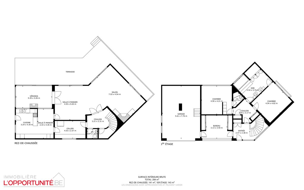 Propriété exceptionnelle sur 35 ares de terrain, 4 chambres, garages et carport.