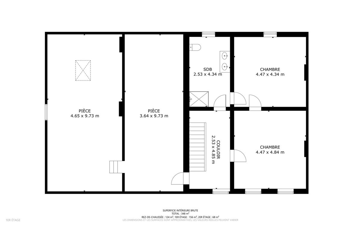 BELLE GRANDE MAISON DE CARACTERE AVEC BEAUCOUP DE POTENTIEL SUR DE 38 ARES DONT 18 A BATIR