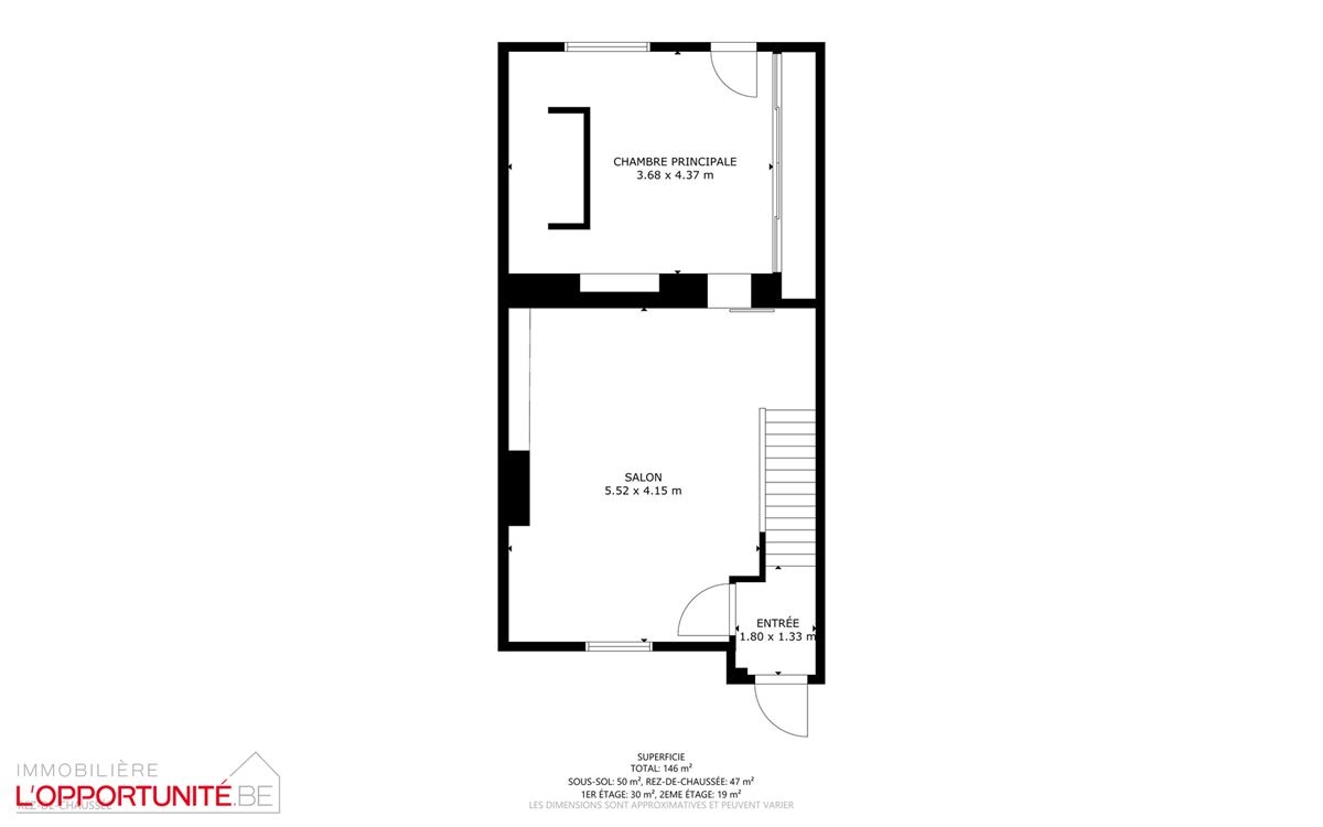 Belle maison 4 chambres, elec conforme, jardin et garage avec accès arrière.