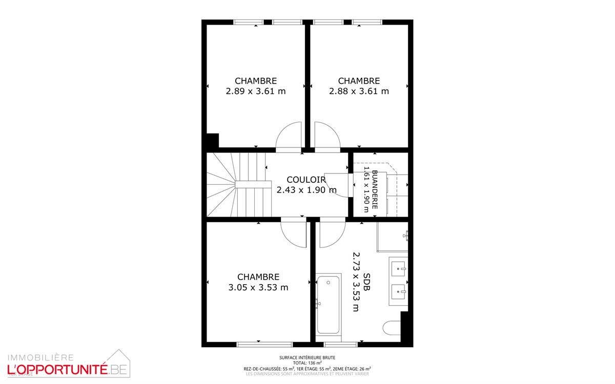 Splendide maison 2016, 4 chambres, bureau et beau jardin.