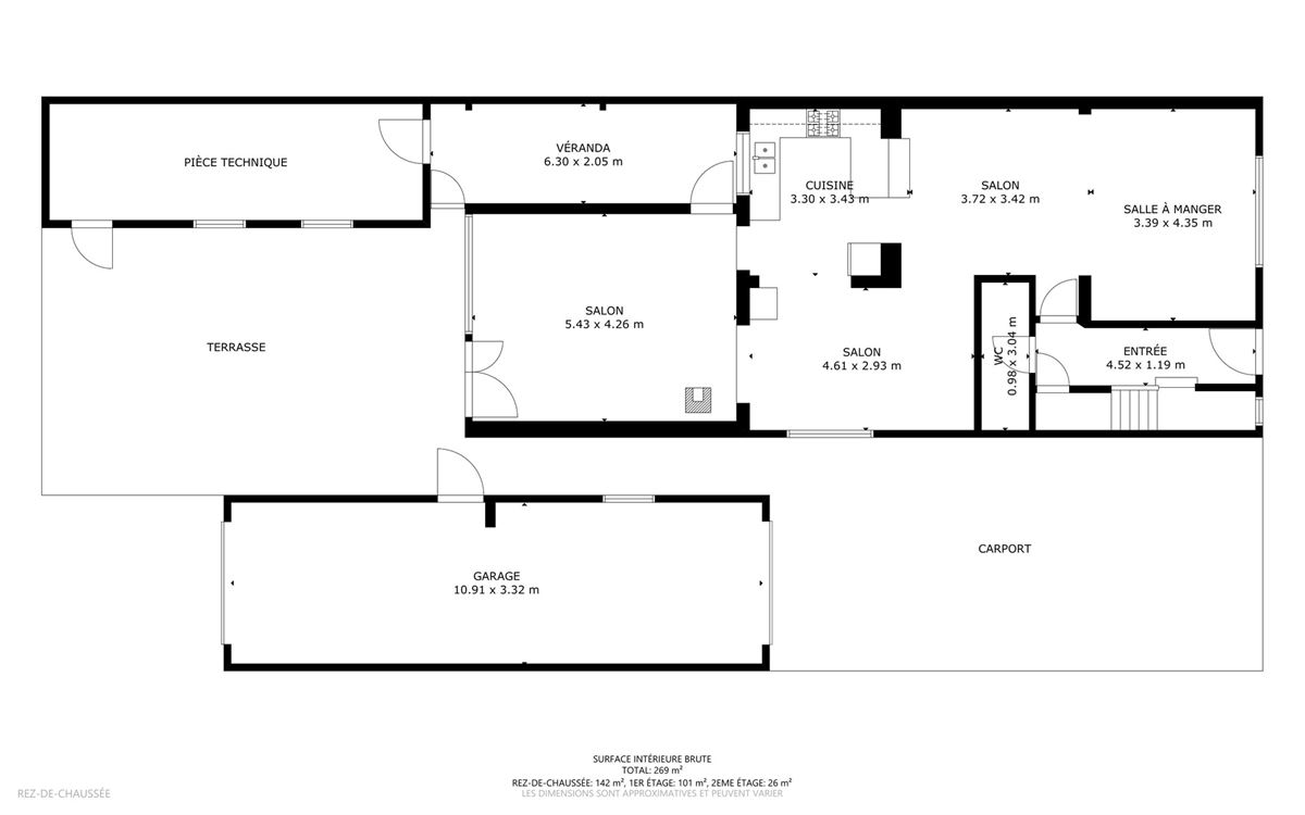 Splendide maison, rénovation luxueuse, cinq chambres, 20 panneaux, piscine, garage et magnifique jardin.