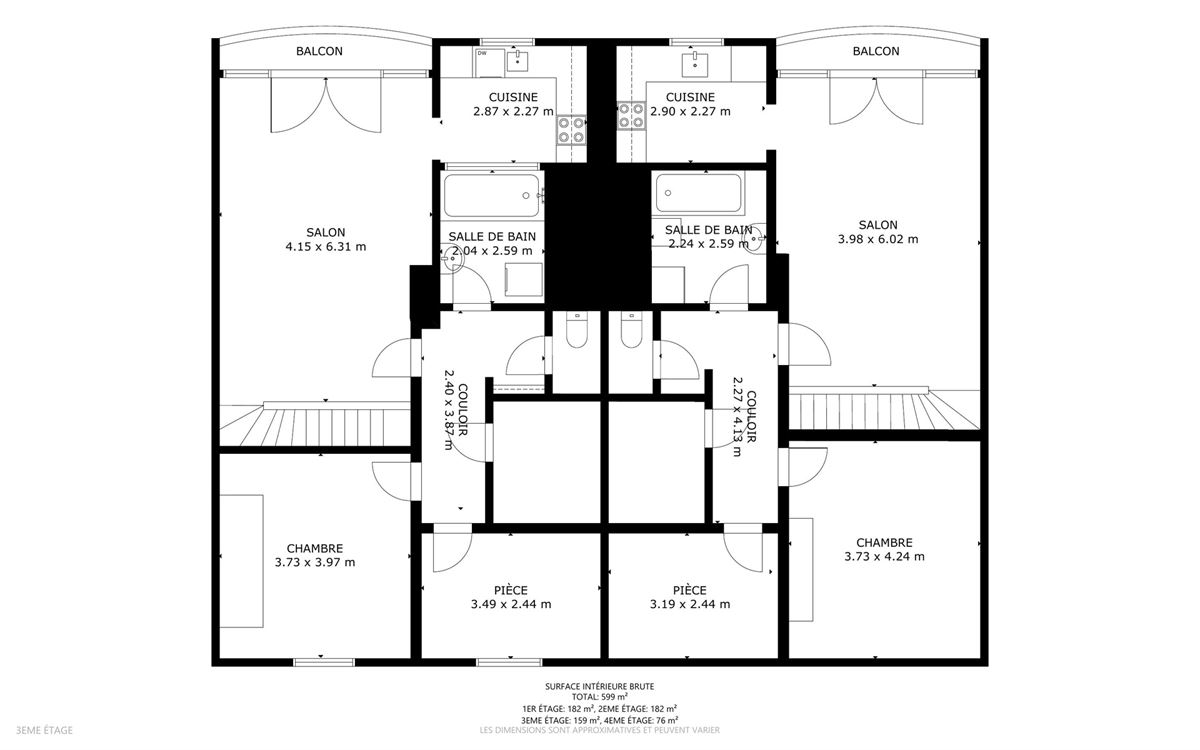 immeuble à appartements