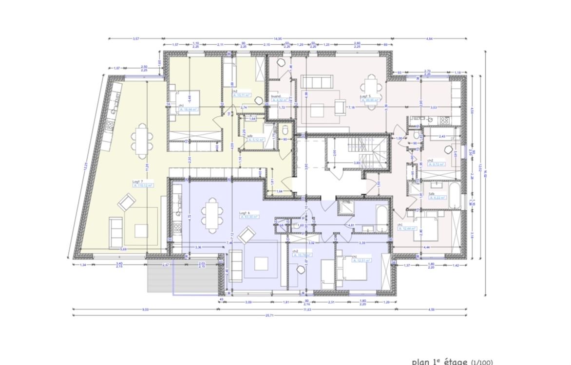 PROJET ACCEPTE POUR LA CONSTRUCTION DE 9 APPARTEMENTS