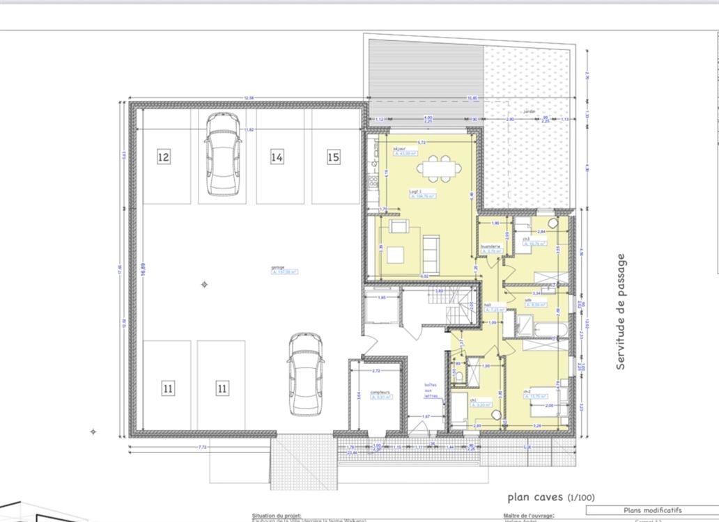 PROJET ACCEPTE POUR LA CONSTRUCTION DE 9 APPARTEMENTS
