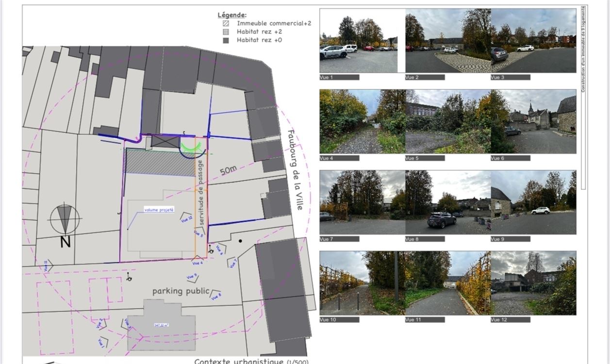 PROJET ACCEPTE POUR LA CONSTRUCTION DE 9 APPARTEMENTS