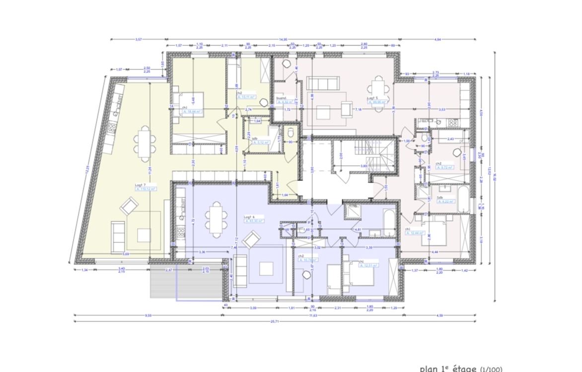 PROJET ACCEPTE POUR LA CONSTRUCTION DE 9 APPARTEMENTS