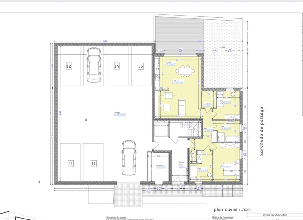 PROJET ACCEPTE POUR LA CONSTRUCTION DE 9 APPARTEMENTS