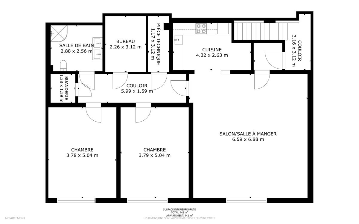 Appartement + GARAGE EN OPTION
