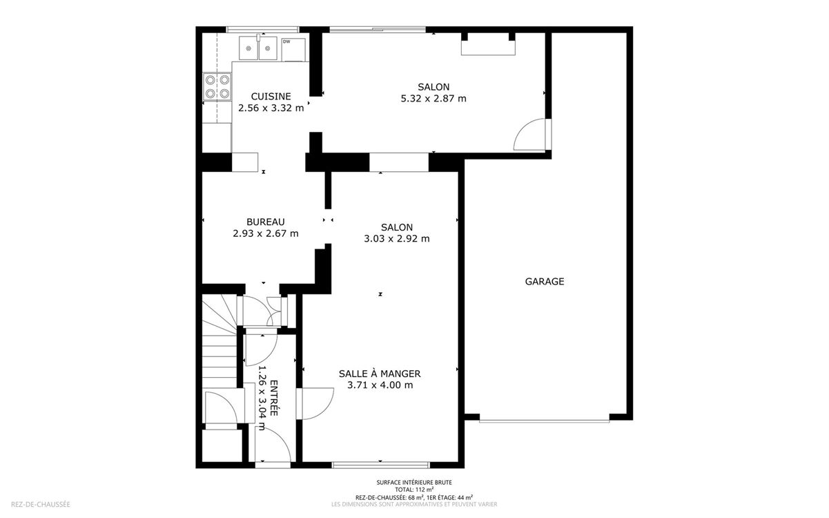 HABITATION ENTIEREMENT RENOVEE AVEC GARAGE