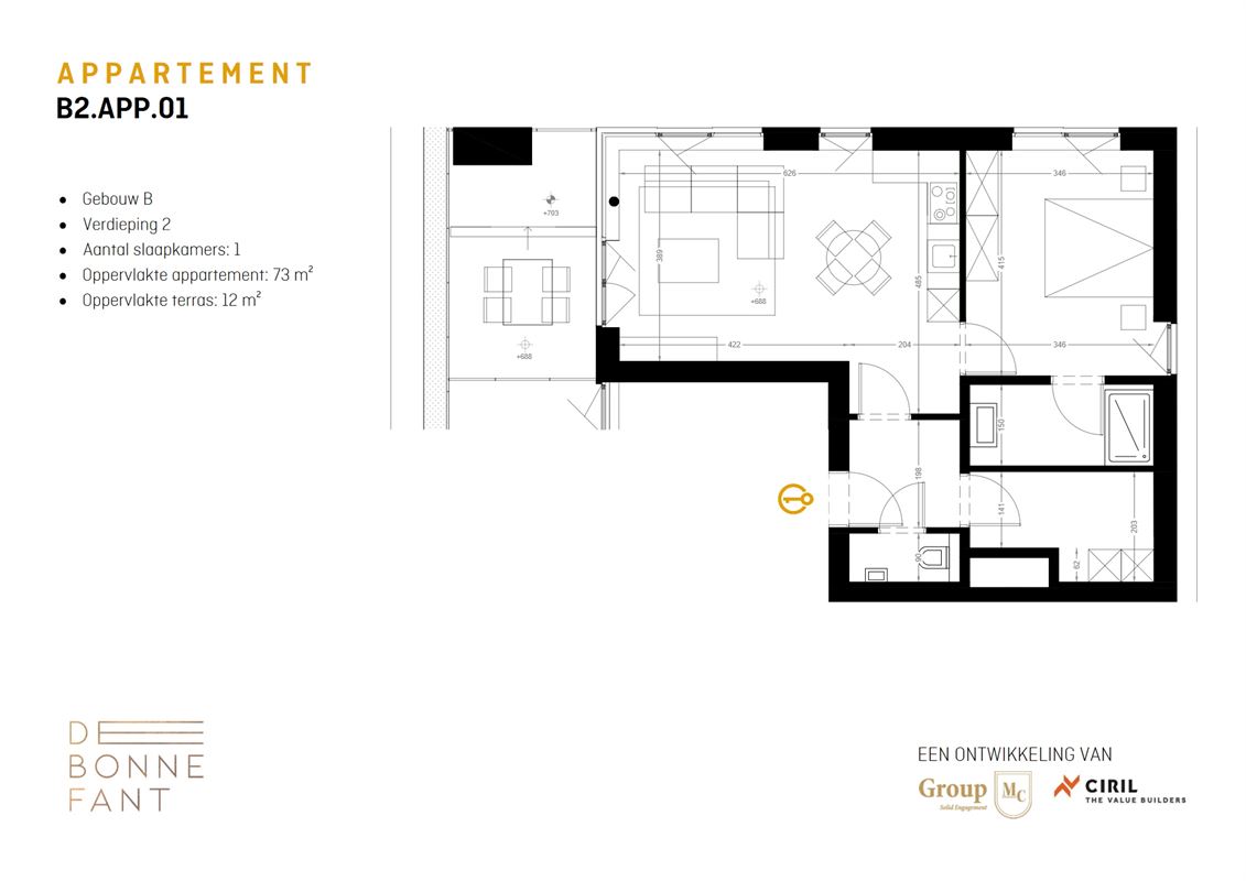 Foto 24 : Appartement te 3500 HASSELT (België) - Prijs &euro; 1.150