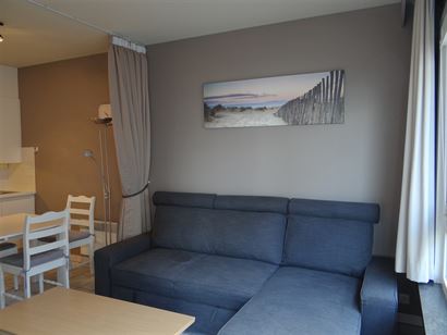 Res. Albatros A 0402 - Instapklaar en zonnig appartement met slaapkamer - Zijdelings zeezicht van op de vierde verdieping - Inkomhal - Living met open...