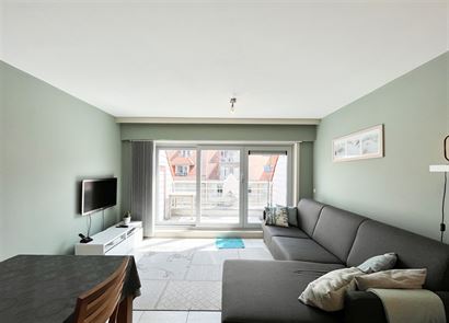 Hof van Vlaanderen 272-0502 - Zonnig  appartement met slaapkamer - Zicht op de Sint Bernarduskerk vanop de vijfde verdieping - Ruime inkomhal  - Leefr...