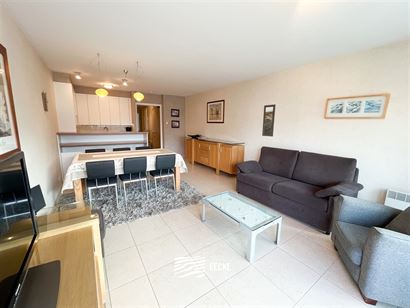 TE HUUR OP JAARBASIS - Gezellig appartement met ruime slaapkamer en slaaphoek - zonnig terras met zicht op de gouden schildpad - living met open keuke...