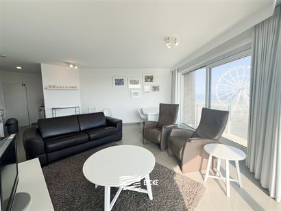 Res. Den Oever V 0706 - Prachtig hoekappartement met slaapkamer en slaaphoek - Magnifiek zicht op zee en op het staketsel van op de zevende verdieping...