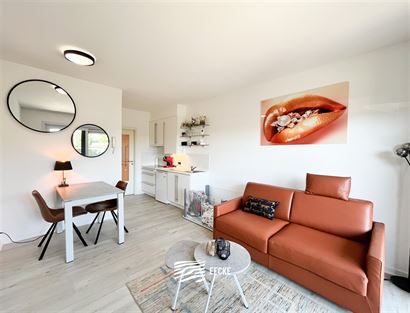 Res. Apollo F8.00.002 - Studio confortable avec terrasse spacieuse - Situation ensoleillée au rez-de-chaussée - Hall d'entrée avec placard - Salle ...