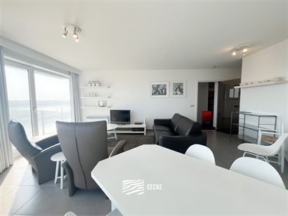 Res. Den Oever V 0706 - Prachtig hoekappartement met slaapkamer en slaaphoek - Magnifiek zicht op zee en op het staketsel van op de zevende verdieping...