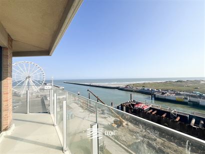 Res. Den Oever V 0706 - Prachtig hoekappartement met slaapkamer en slaaphoek - Magnifiek zicht op zee en op het staketsel van op de zevende verdieping...
